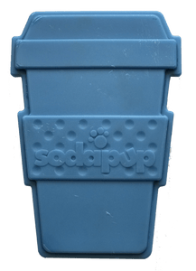 SP Coffee Cup Ultra Durable Nylon Dog Chew Toy for Aggressive Chewers - Blue - SodaPup/True Dogs, LLC