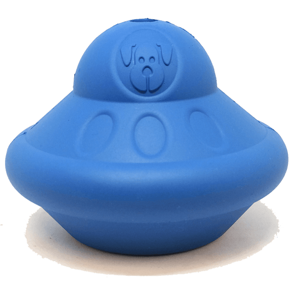SN Flying Saucer Durable Rubber Chew Toy & Treat Dispenser - SodaPup/True Dogs, LLC