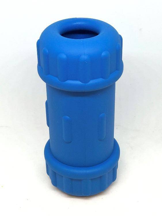 Pet Food Dispenser Tumbler Dog Treat Toy, Size: 13.8, Blue