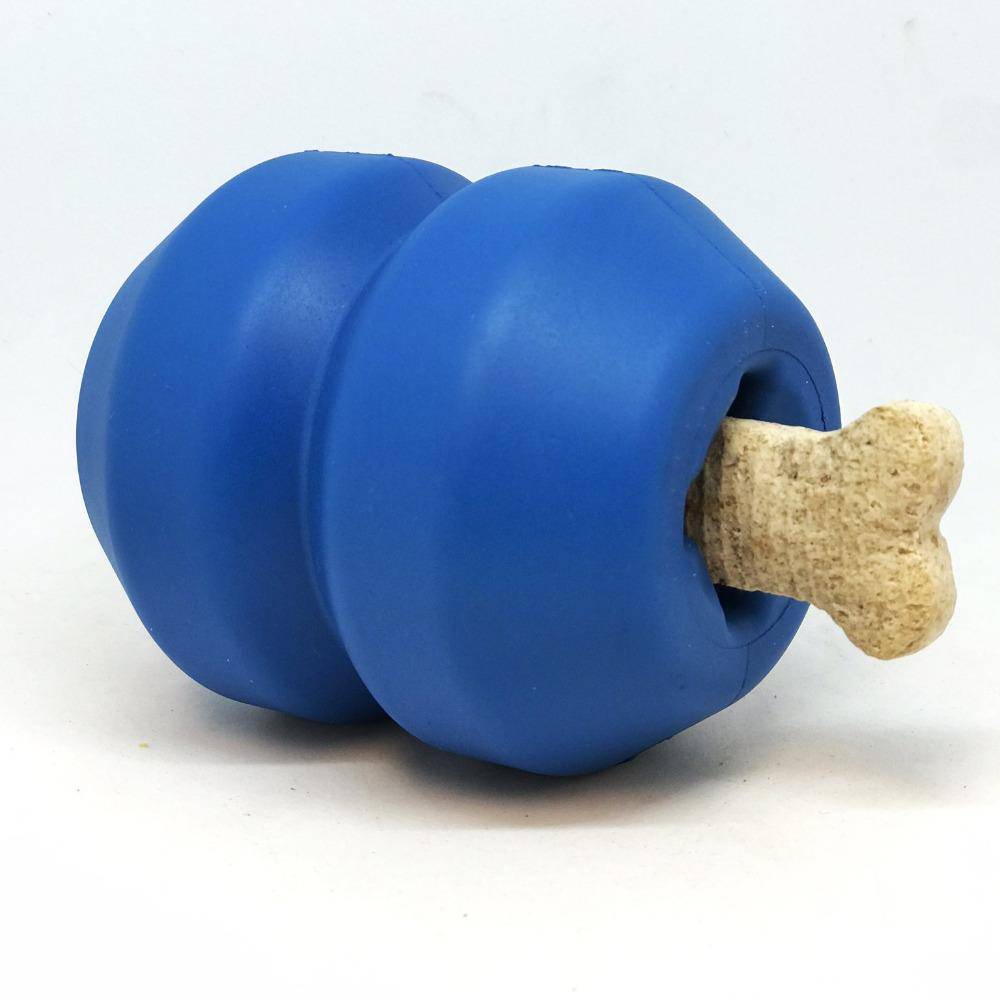 Dog Chew Toys Blue Rubber Extra Tough Treat Dispensing Anxiety Relief Pick  Size