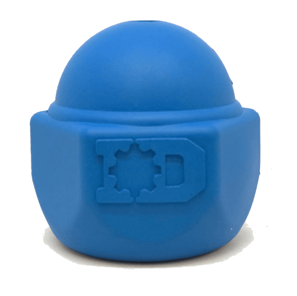 SN Space Capsule Durable Rubber Chew Toy & Treat Dispenser Blue Large