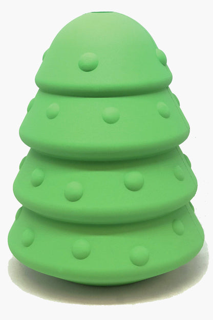 SodaPup Christmas Tree Dog Toy Durable Rubber Chew Large Dogs | USA Made