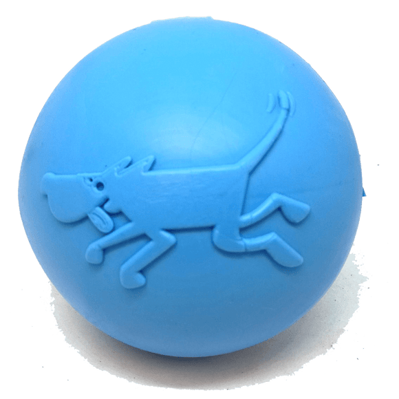 NEW! SP Wag Ball Ultra Durable Synthetic Rubber Chew Toy & Floating Retrieving Toy - Large - Blue - SodaPup/True Dogs, LLC