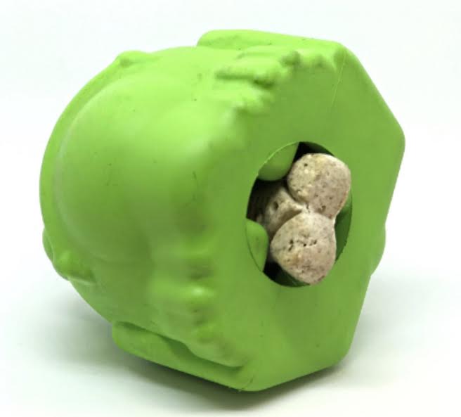 SodaPup Bull Frog Dog Chew Toy & Treat Dispenser USA Made |
