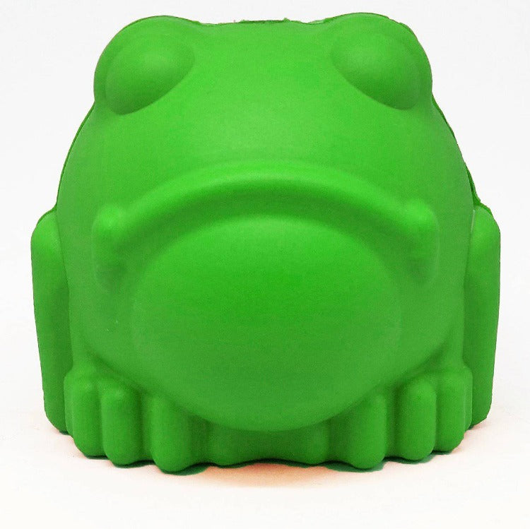 SodaPup MKB Bull Frog Durable Rubber Chew Toy & Treat Dispenser