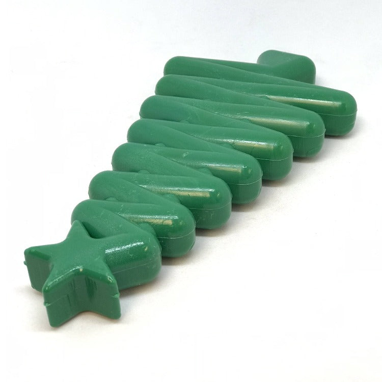 SodaPup Christmas Tree Nylon Dog Chew Toy Aggressive Chewers | USA Made & FDA Compliant