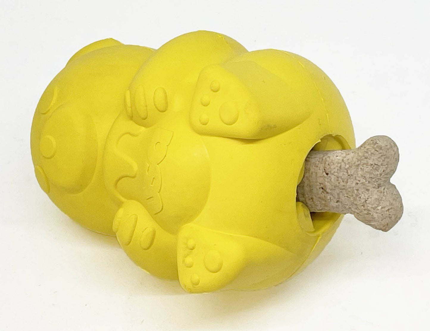 SodaPup Honey Bear eDispenser Durable Rubber Treat Dispenser Dogs | USA Made