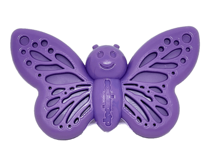 SodaPup Butterfly Nylon Chew & Enrichment Toy | 2-in-1 Aggressive Chewers Purple