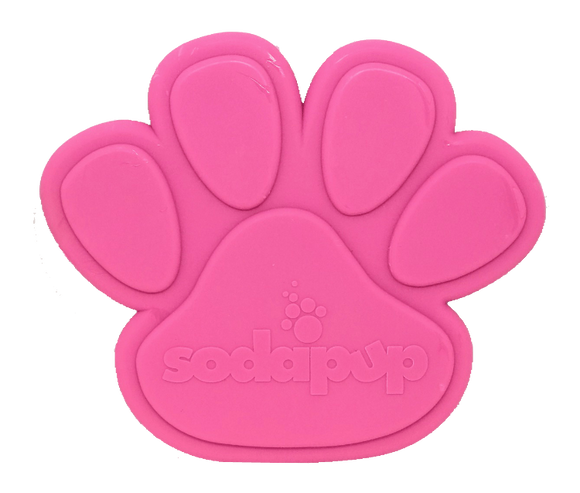 SP Paw Print Ultra Durable Nylon Dog Chew Toy for Aggressive Chewers - Pink - SodaPup/True Dogs, LLC