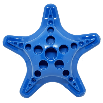 SodaPup Starfish Nylon Dog Chew Toy Aggressive Chewers | USA Made Blue