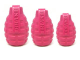 USA-K9 Puppy Grenade Durable Rubber Chew Toy & Treat Dispenser for Teething Pups - Pink - SodaPup/True Dogs, LLC